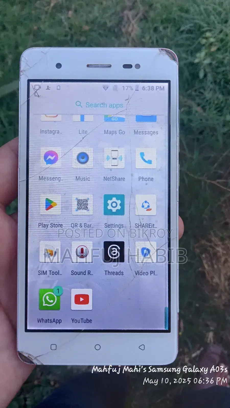 Lava Iris 42 8 GB White