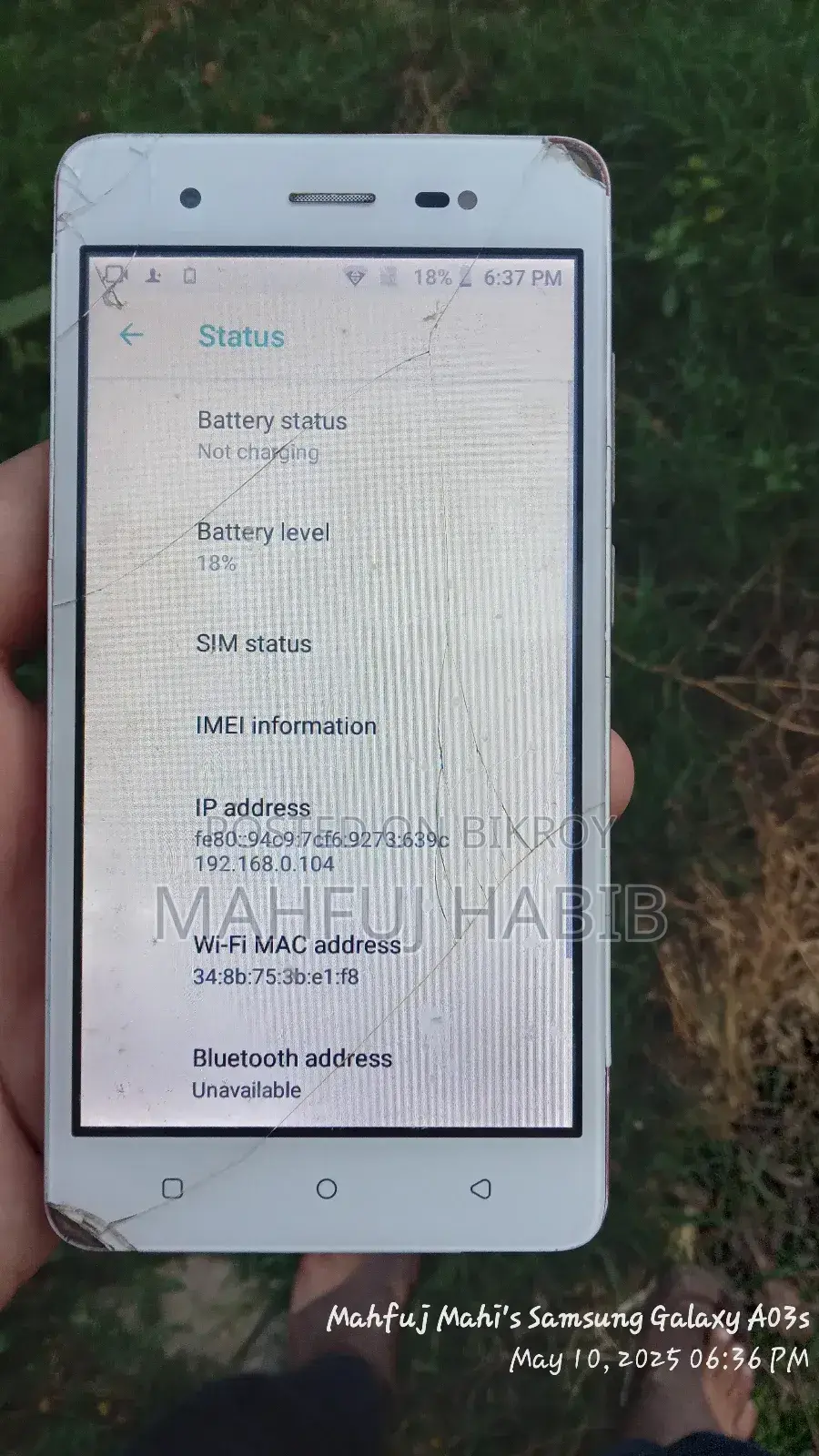 Lava Iris 42 8 GB White
