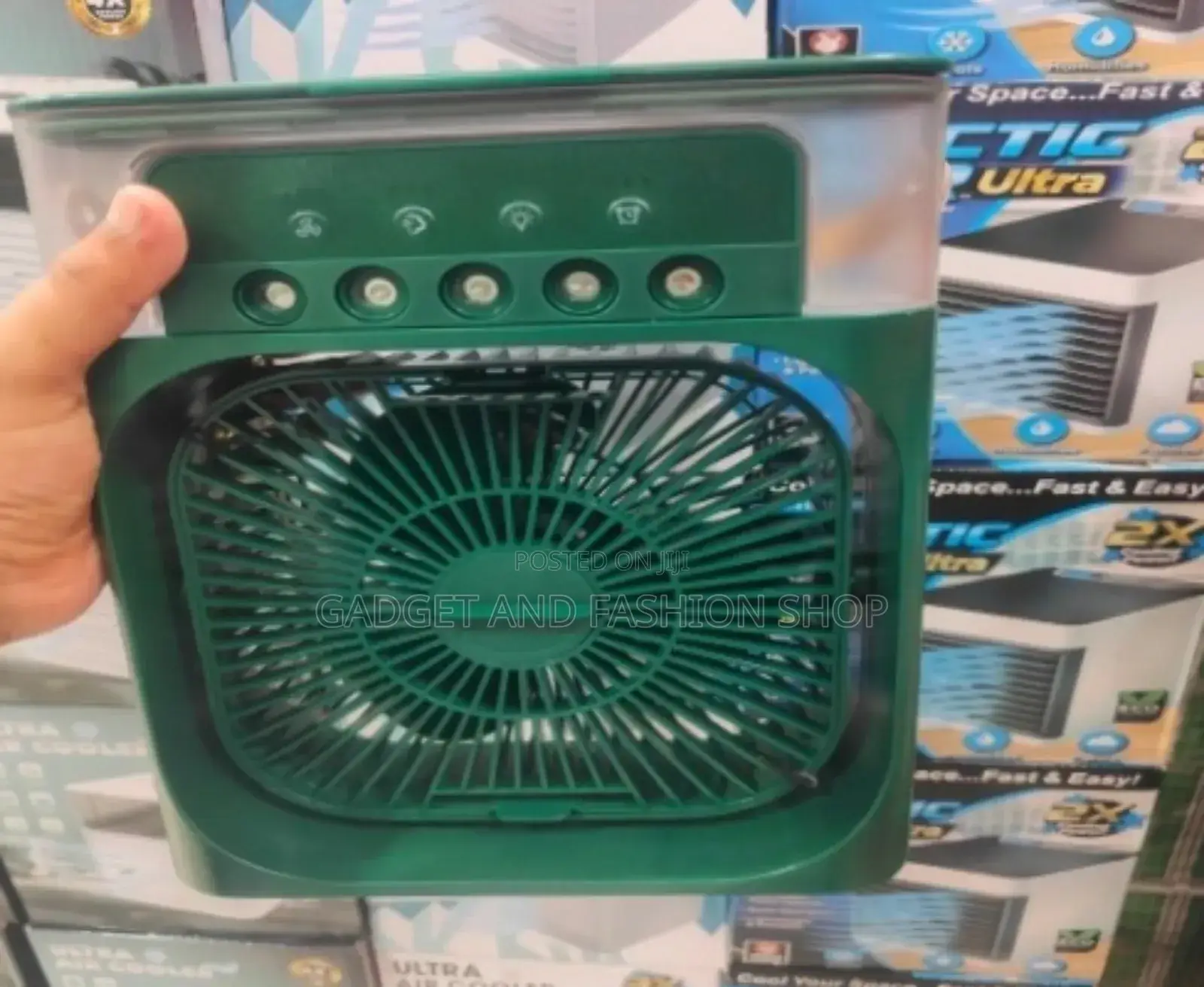 Air Cooler With Rechargable Fan