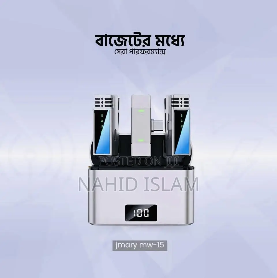 Jmary Mw-15 | Wireless Microphone Type-C | Dual Microphone