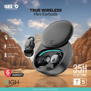 Photo - Geeoo T5 TWS Touch Control Mini Earbuds – Green