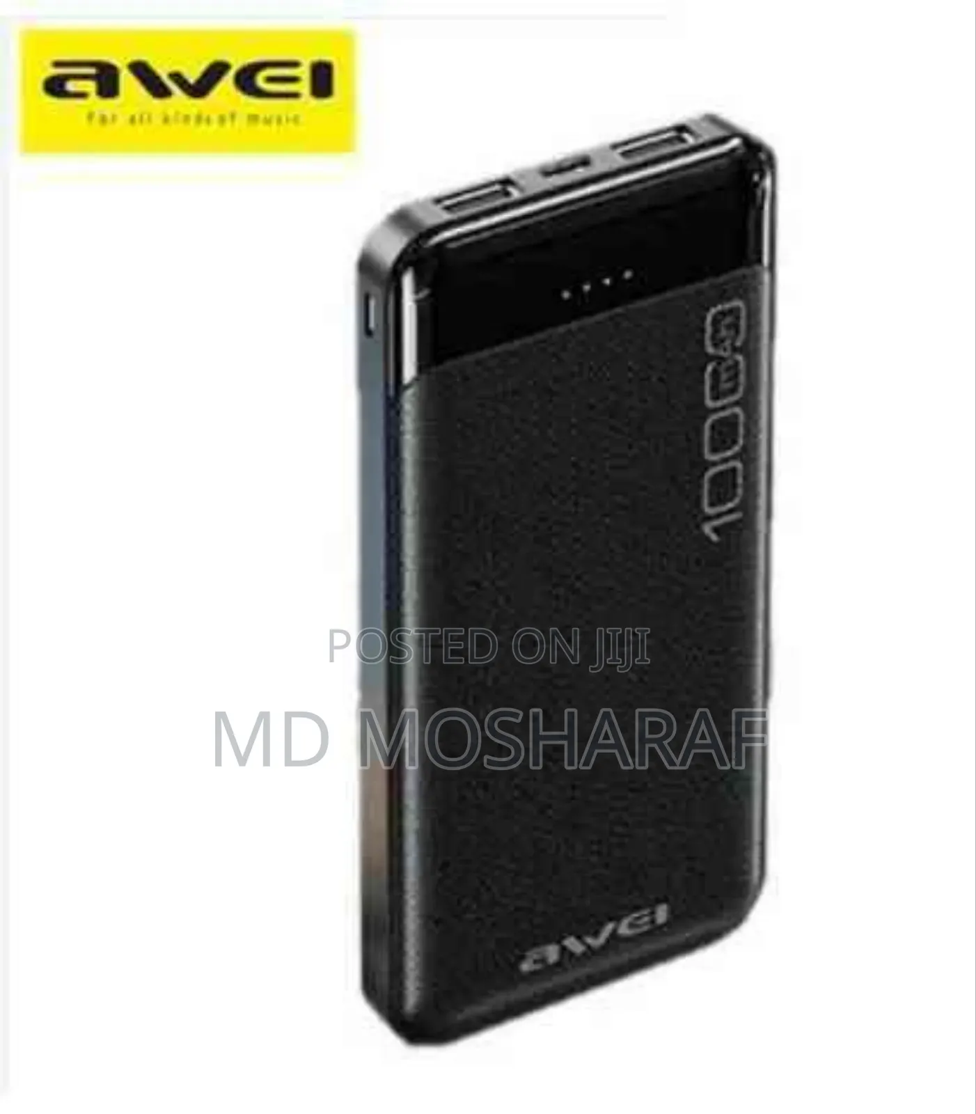Awei P5k 10000mah Power Bank Dual Usb Port Powerbank