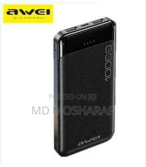 Awei P5k 10000mah Power Bank Dual Usb Port Powerbank