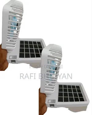 Photo - Single Head Solar Charging Fan