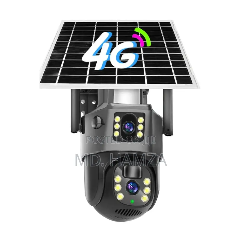 V380 Pro 4g Dual Lens Solar PTZ Ip Camera সৌরবিদ্যুৎ চালিত