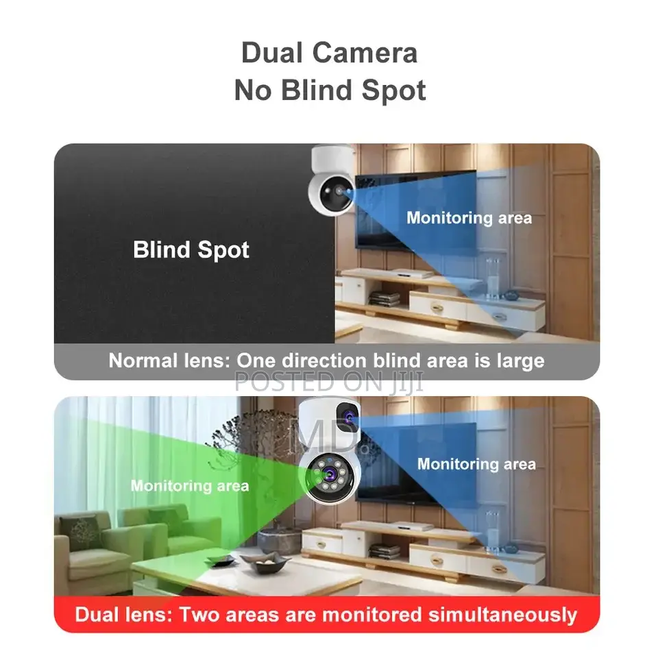 4g Dual Lens Wifi Camera 4mp Hd 1080p Indoor Mini Camera