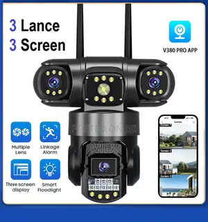 Photo - V380 3 Lens CCTV Outdoor Waterproof Night Vision Two Way Aud