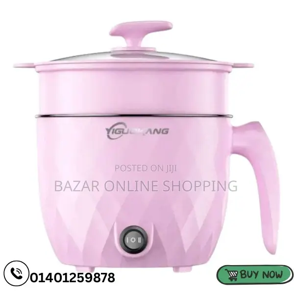 1.8 LTR Non Stick Electric Cooking Pot With Steam