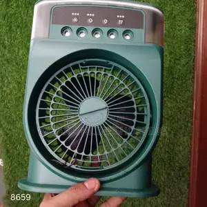 Photo - 3 in 1 Air Cooling Usb Fan With Led Night Light Water Fan