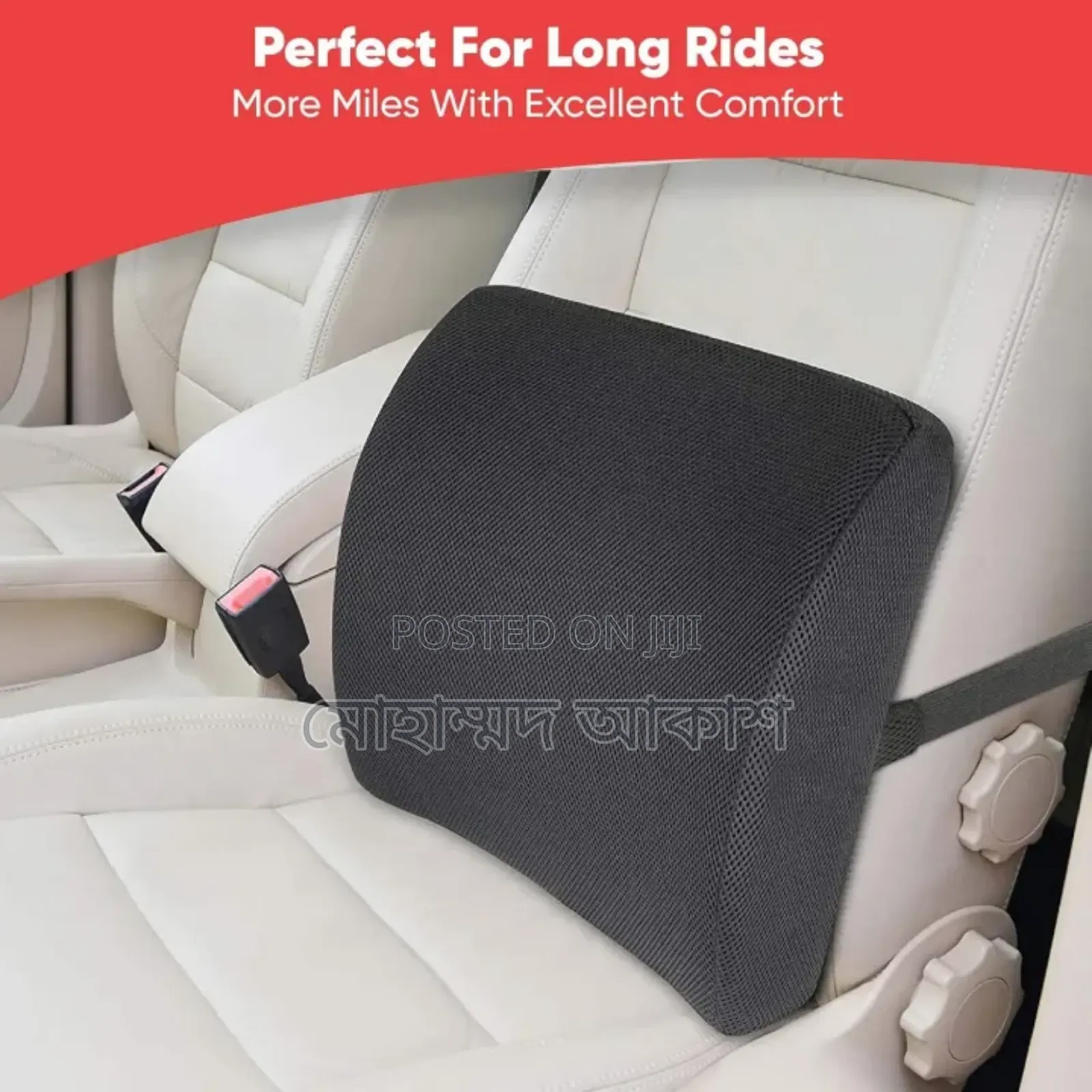 Memory Foam Lumbar Support for Back Pain Relief Compatible