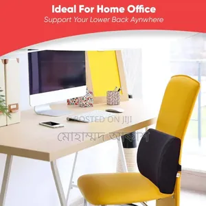 Memory Foam Lumbar Support for Back Pain Relief Compatible