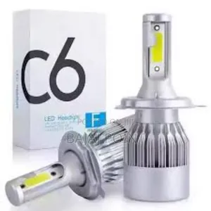 Photo - 1pcs C6 Led Head Light for Bike Motorcycle Headlight