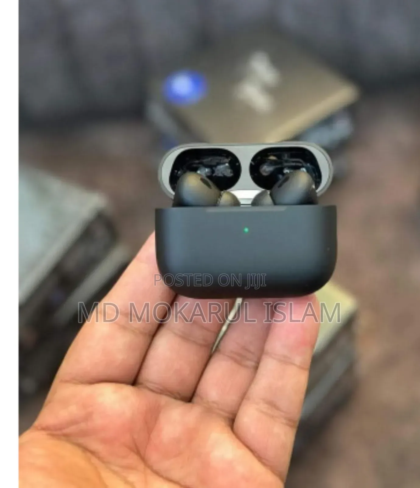 Airpods Pro 2nd Generation (Black) Made in Dubai.