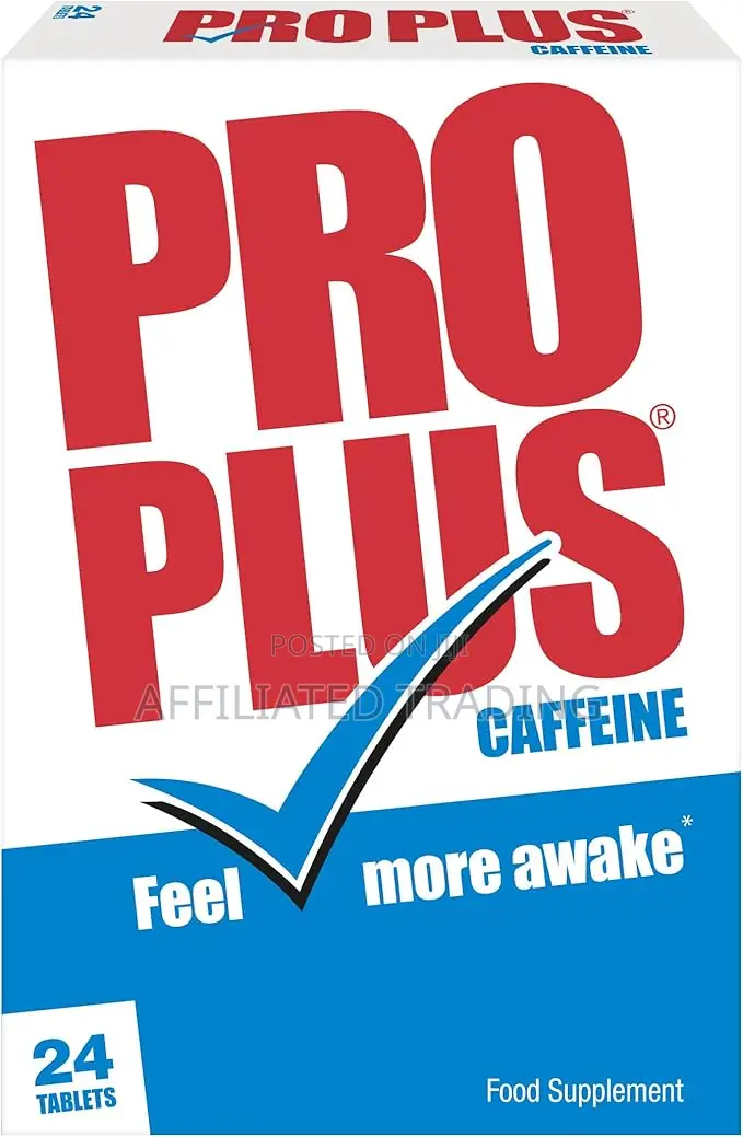 Pro Plus 24 Tablets - Caffeine Tablets Sugar Free Made in Uk