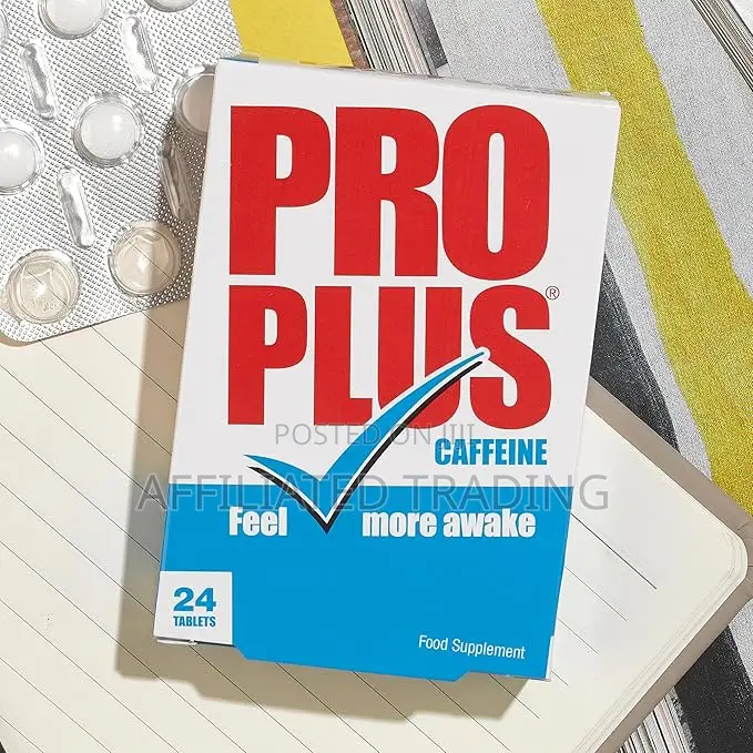 Pro Plus 24 Tablets - Caffeine Tablets Sugar Free Made in Uk