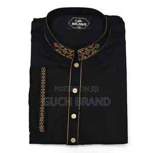 Photo - Cotton Punjabi + Premium Watch +Wallet Combo Pack