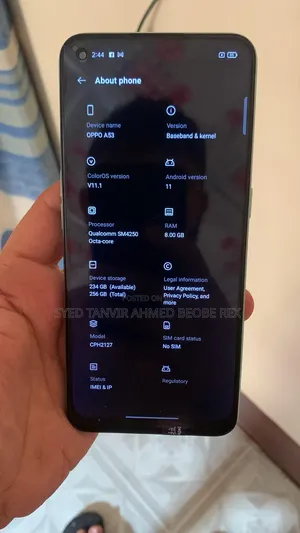 Photo - New Oppo A53 128 GB Orange