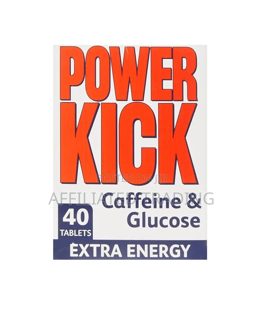 Power Kick Extra Energy Caffeine Glucose Tablets X 40