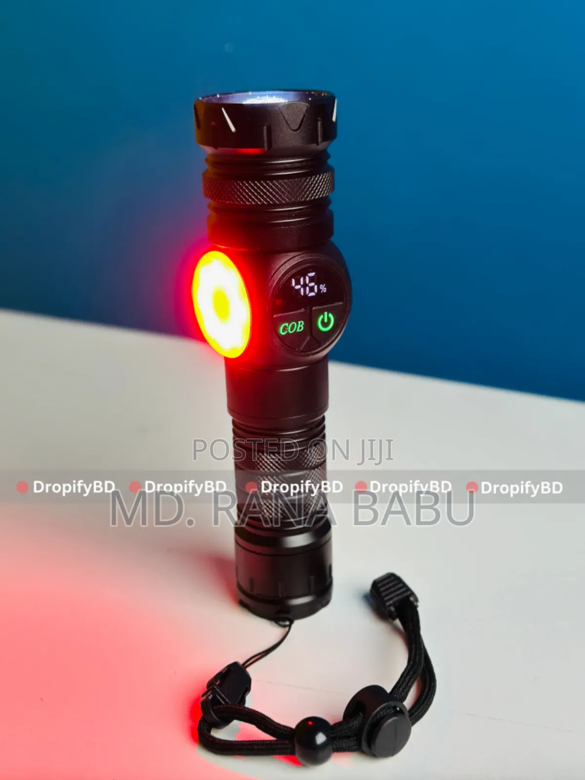 Gearup Flashlight 10w Cob + Led Torchlight