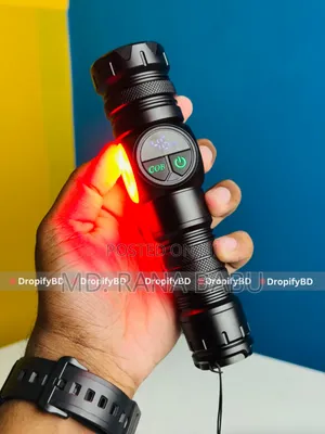 Gearup Flashlight 10w Cob + Led Torchlight