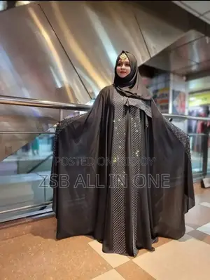 Abhaya Set With Hijab High Quality Borka.