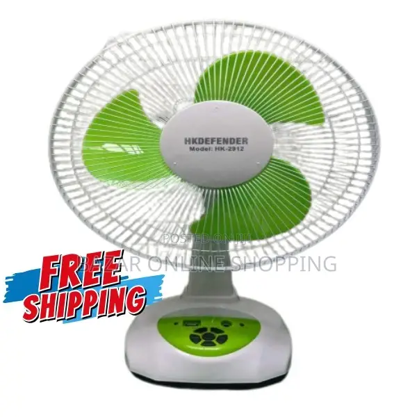 Hk Defender 12 Inch Rechargeable Fan Hk - 2912
