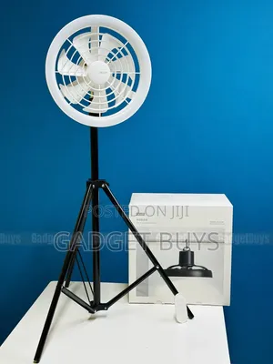 Photo - Jisulife Fa17 Rechargeable Fan With Led Ceiling Fan