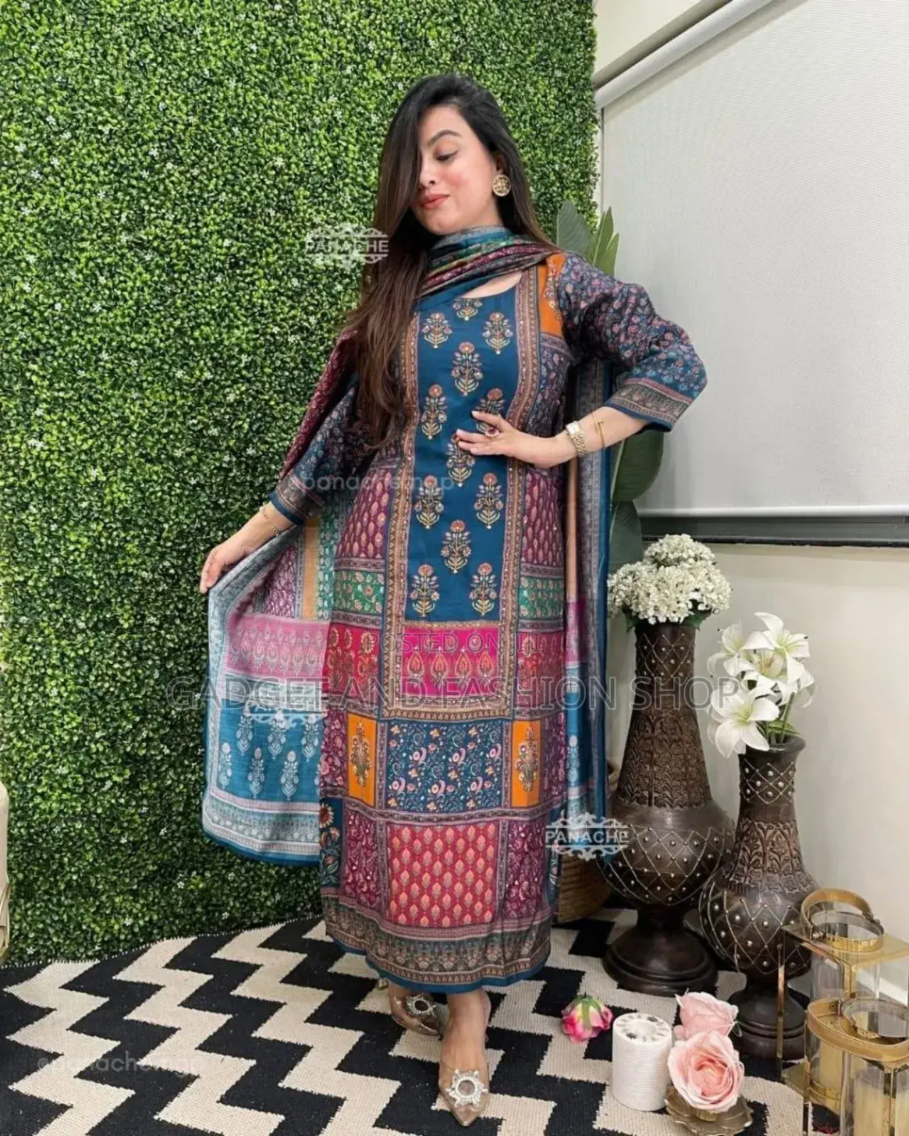 Pakistani Design Readymade Three Piece