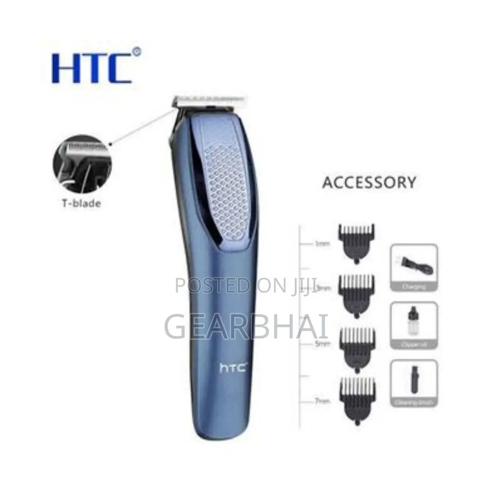 HTC at-1210 Rechargeable 4 Clipper Hair Trimmer for Men