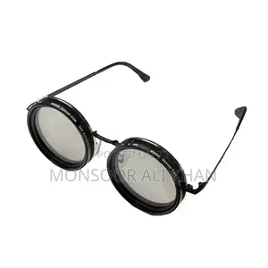 Photo - Round Shape Retro Sunglass With Adjustable Nd Filters Glass