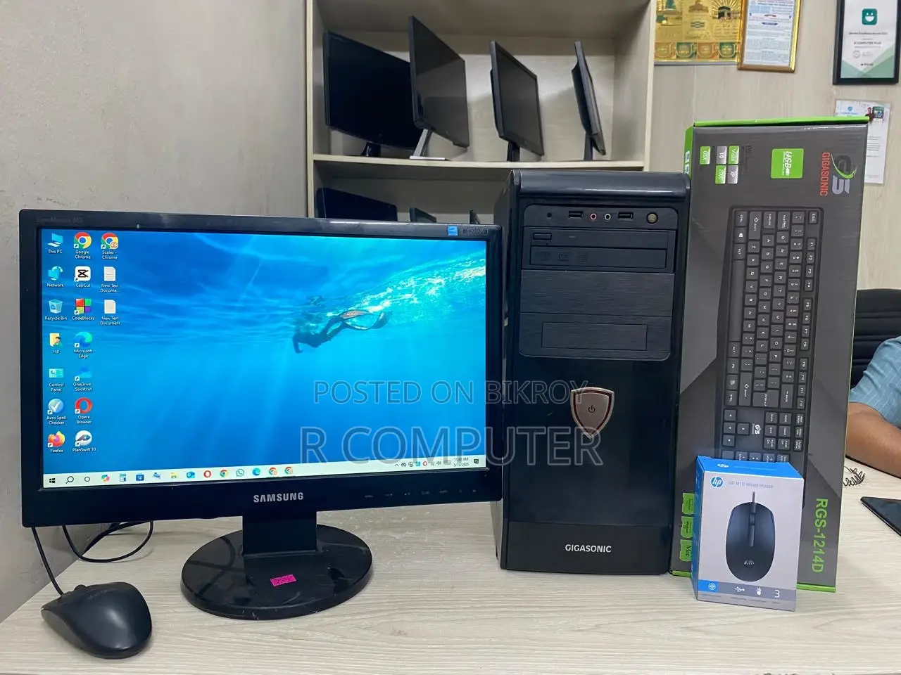 Desktop Computer 8GB Intel Core i5 SSD 256GB