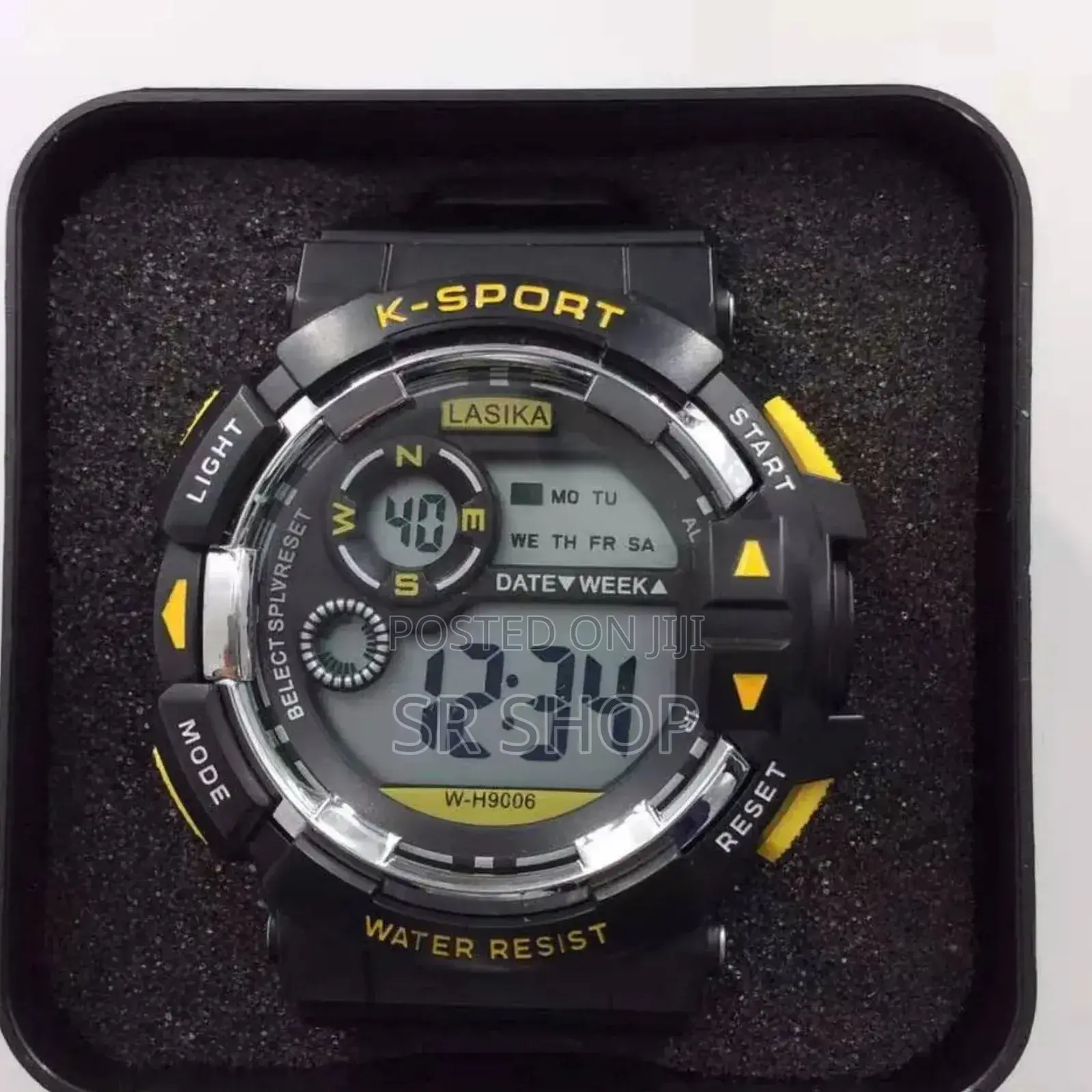 Lasika W-H9006 Water Resistance/ Waterproof Silicon Digital