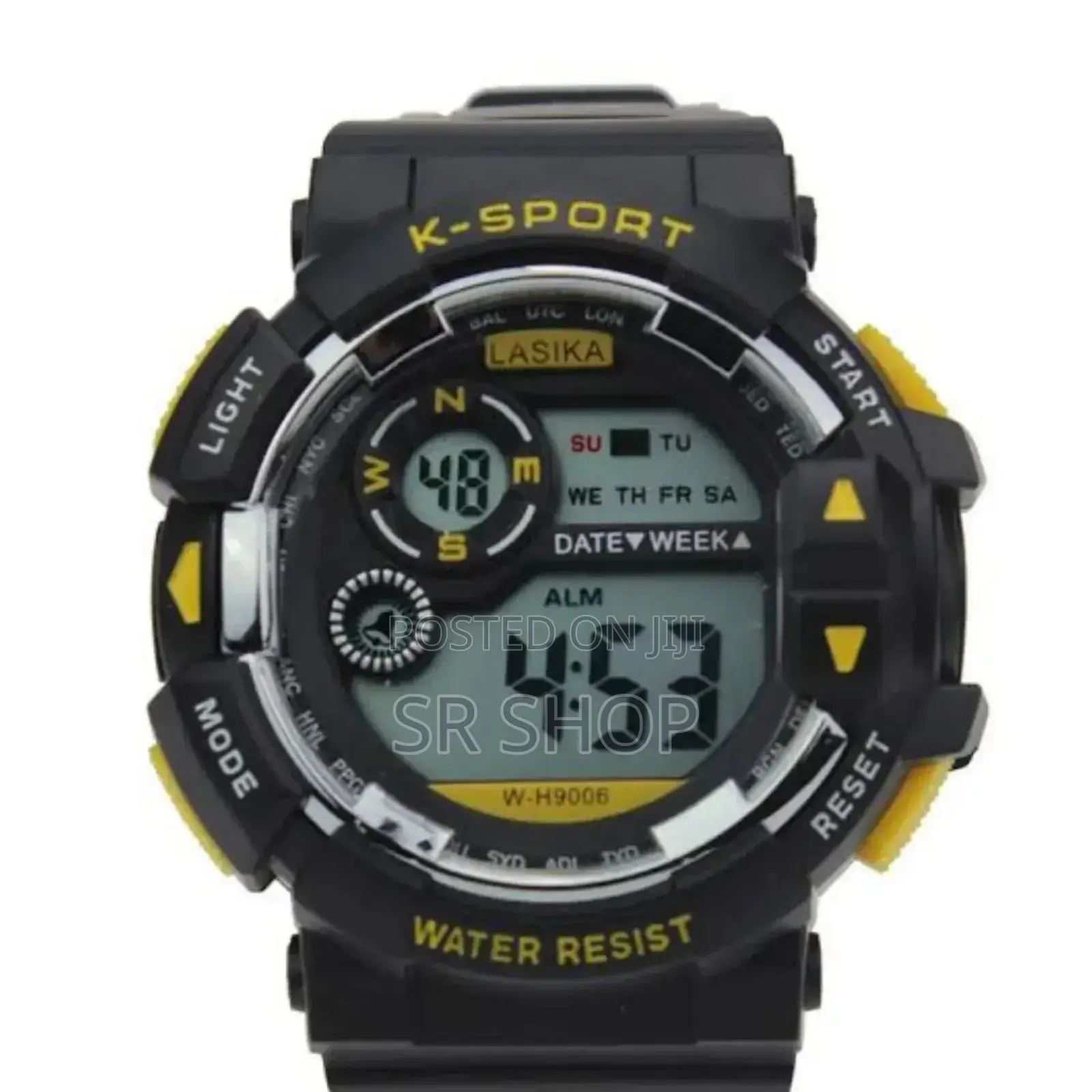 Lasika W-H9006 Water Resistance/ Waterproof Silicon Digital