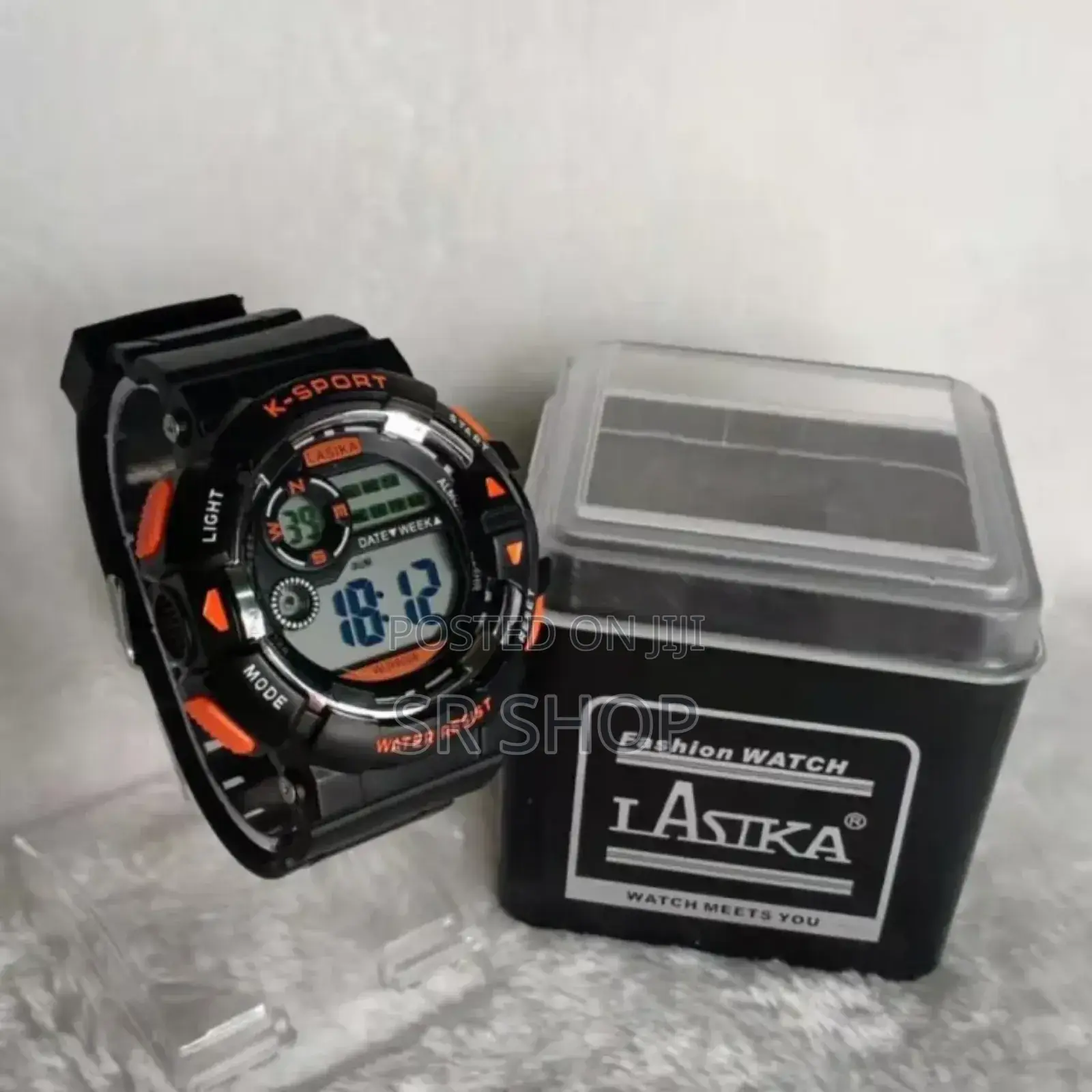 Lasika W-H9006 Water Resistance/ Waterproof Silicon Digital
