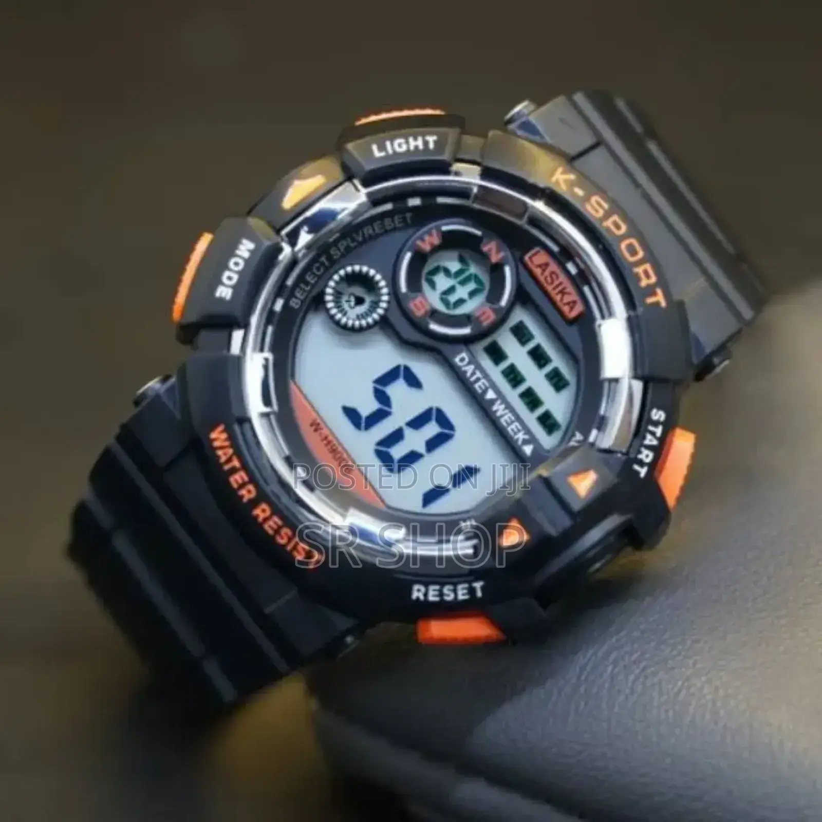 Lasika W-H9006 Water Resistance/ Waterproof Silicon Digital