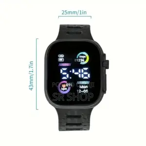 Fashionable Square Led Digital Sports Watch, Led Wrist Watch