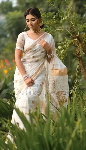 Afsan Print Sharee With Blouse Piece New Update