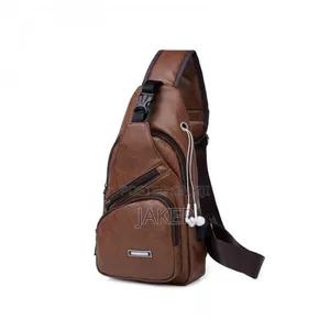 Original Pu Leather Small Bag With Usb Port