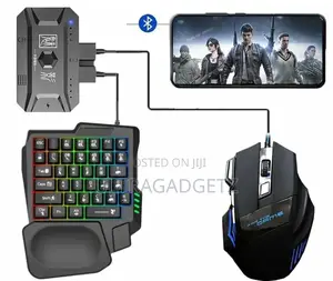 5 In 1 Mobile Game Combo Pack ( Phone Mouse Keyboard)