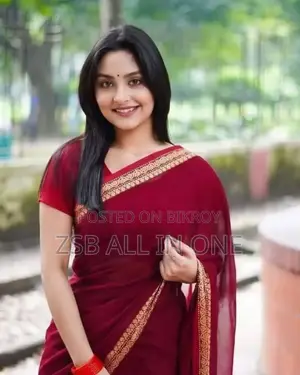 হাফ সিল্ক নকশি পেয়ার শাড়ি নতুন