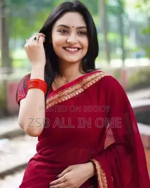 Half Silk Nokshi Pair Sharee New