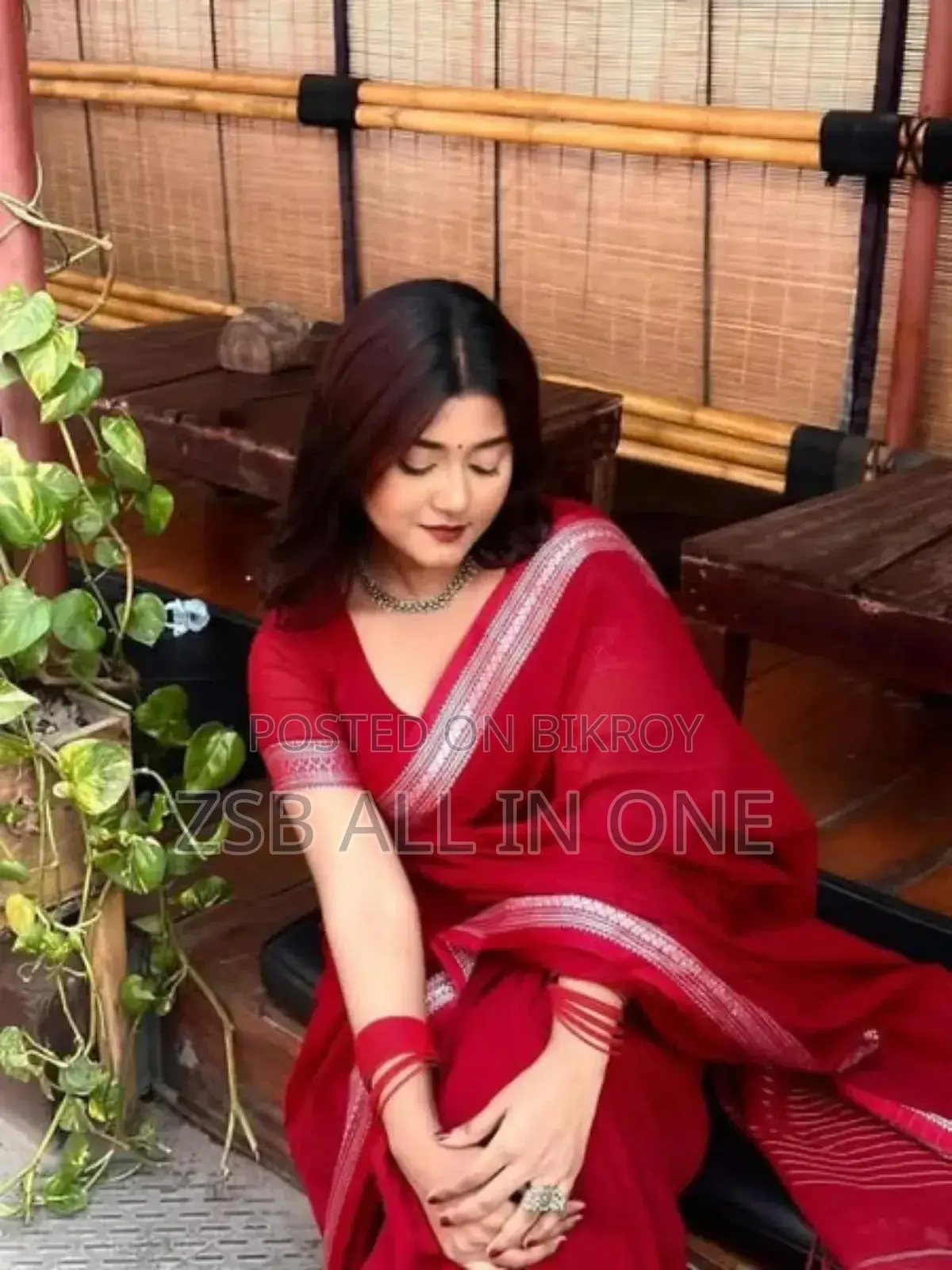 Half Silk Nokshi Pair Sharee New