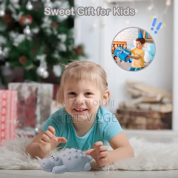 7 Color Crocodile Shape Silicone Night Light Toy for Kids