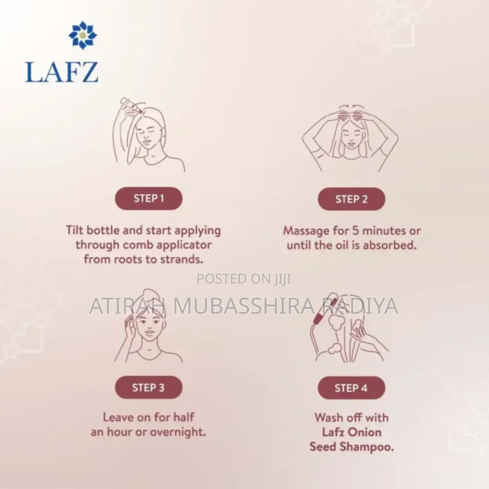 Lafz Onion Seed Essential Oil for Hair