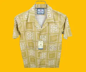 Photo - Pure Cotton Half Sleeve Print Shirt for Men