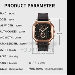 Trsoye 6604 Luxury Stylish Leather Men’S Watch