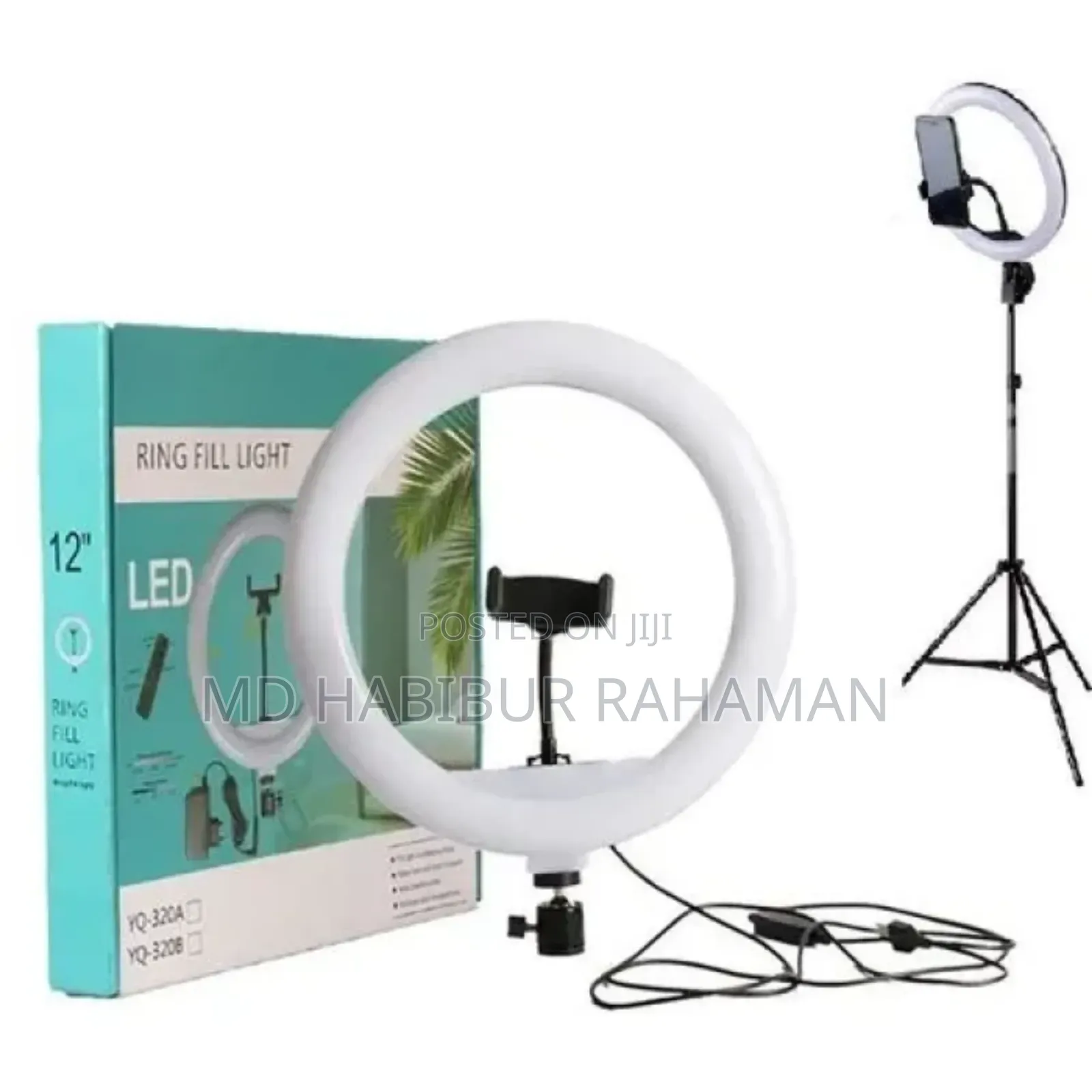 12 Ring Light With Tripod Stand Phone Holder