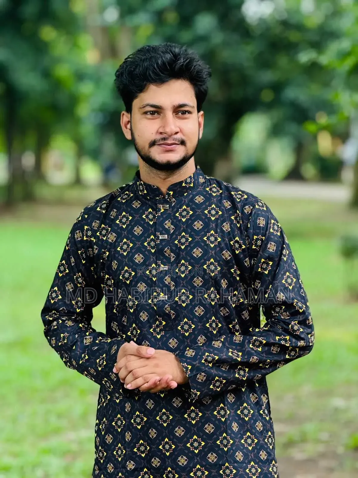 Cotton Printed Panjabi