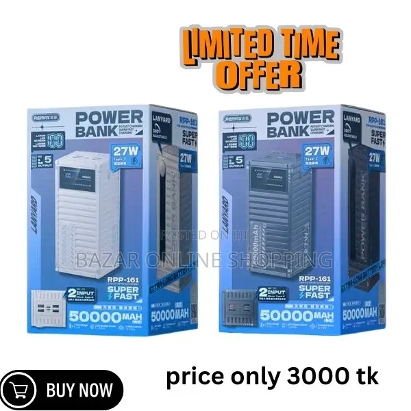 Remax RPP-161 Container Series 50000mah Pd+Qc Power Bank ,