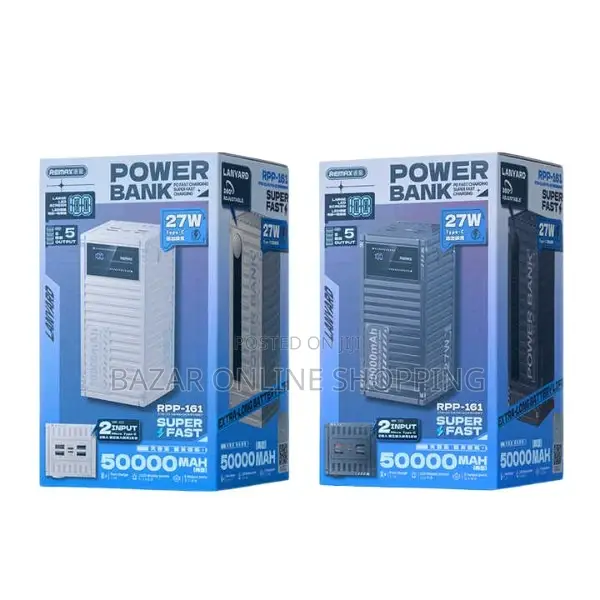 Remax RPP-161 Container Series 50000mah Pd+Qc Power Bank ,